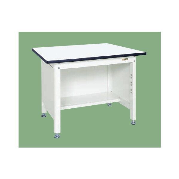 中量作業台(扇形支柱・三方パネル仕様) W900×D750×H700mm KF-39PW 1個