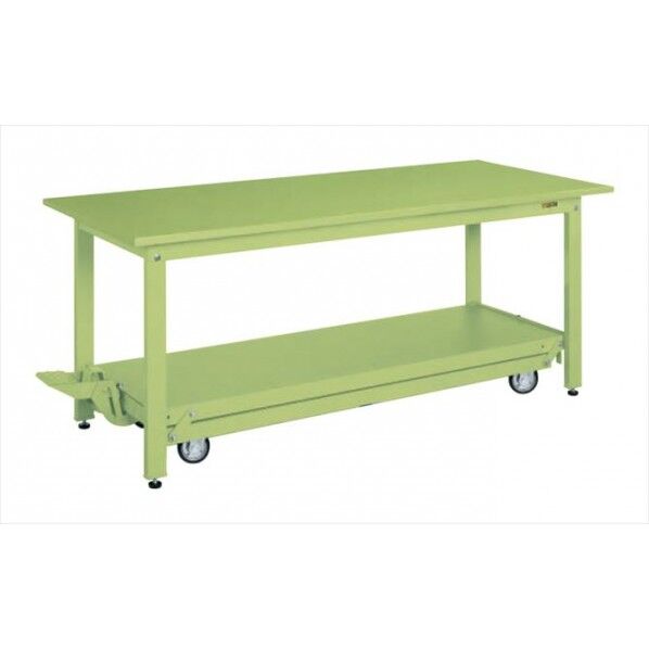 ペダル昇降移動式作業台KKタイプ W1500×D750×H740mm