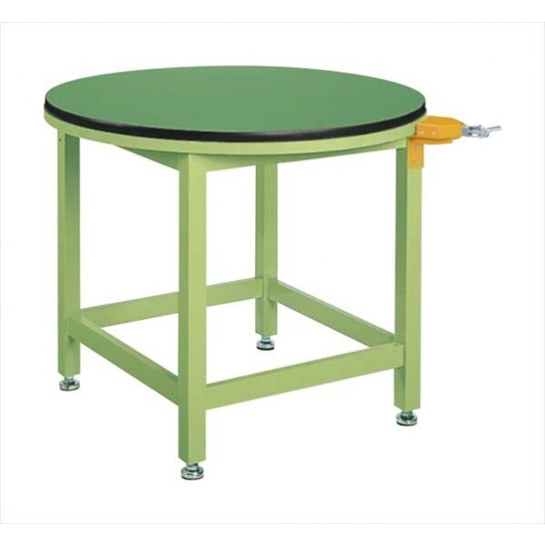 回転作業台ストッパー付(改正RoHS10物質対応) φ890×H740mm RT-900FESP 1個