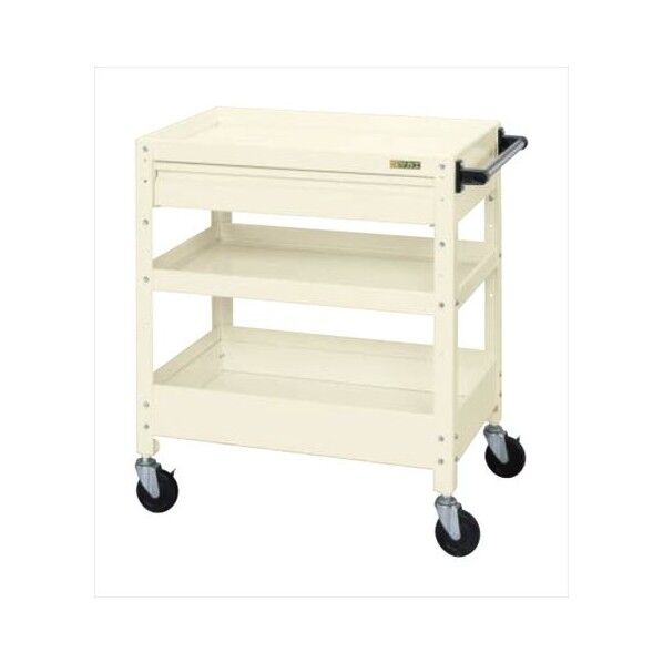 ニューCSスペシャルワゴン深型タイプ(底棚深型・引出し付) W600×D400×H880mm CSSA-608SCI 1個