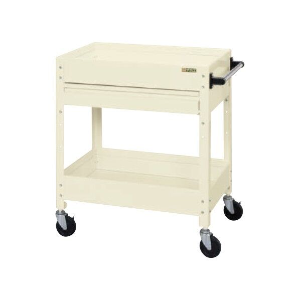 ニューCSスペシャルワゴン深型タイプ(天底棚深型・引出し付) W600×D400×H880mm CSSA-608RCI 1個