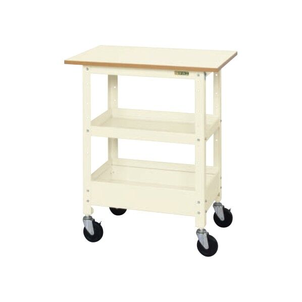 ニューCSスペシャルワゴン深型タイプ(底棚深型・天板付) W750×D500×H900mm CSSA-608STI 1個