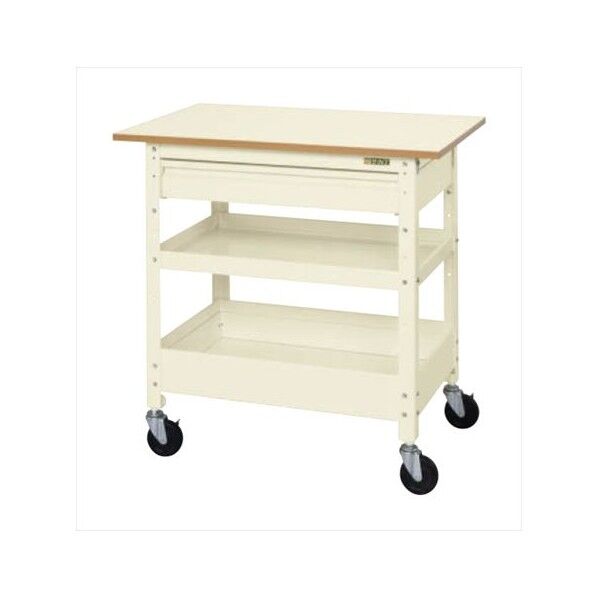 ニューCSスペシャルワゴン深型タイプ(底棚深型・引出・天板付) W750×D500×H900mm CSSA-608SCTI 1個