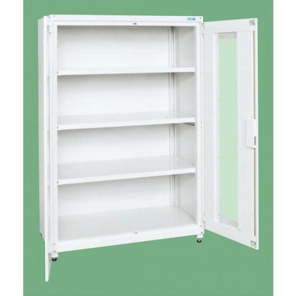 保管システム(両開扉透明窓付タイプ) W1200×D640×H1800mm PNH-1263AW 1個