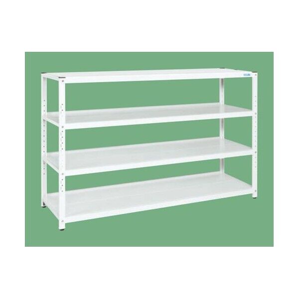 サカエラックコボレ止め付(100kg/段・高さ1200・4段タイプ) W1800×D550×H1200mm STN2-1812ALW 1個