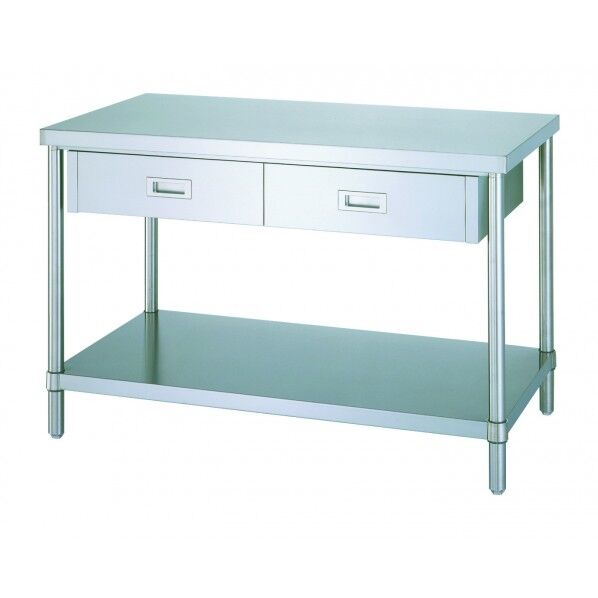 引出付作業台 ベタ棚