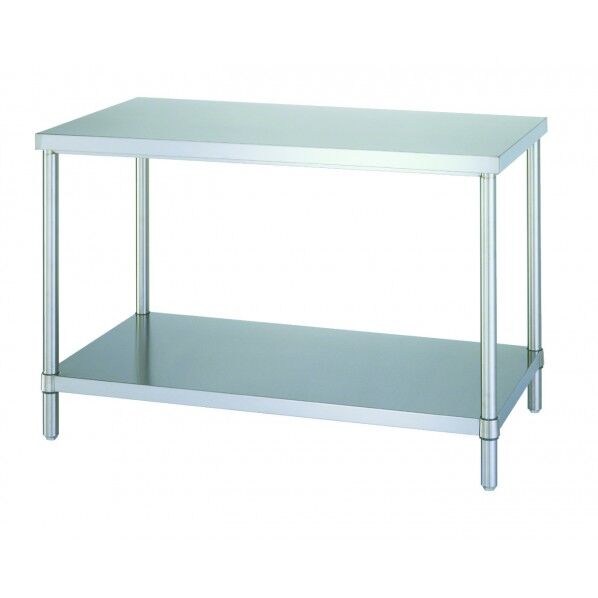 ステンレス作業台≪ベタ棚仕様≫ W1800×D450×H800 WB-18045 1台