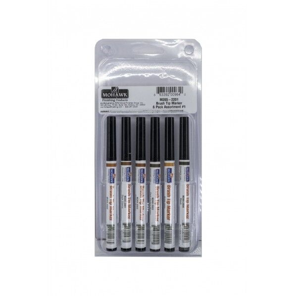 モホーク「ブラッシュペン#グレーセット」6色セット 家具・フローリング補修用 M2652203 1セット