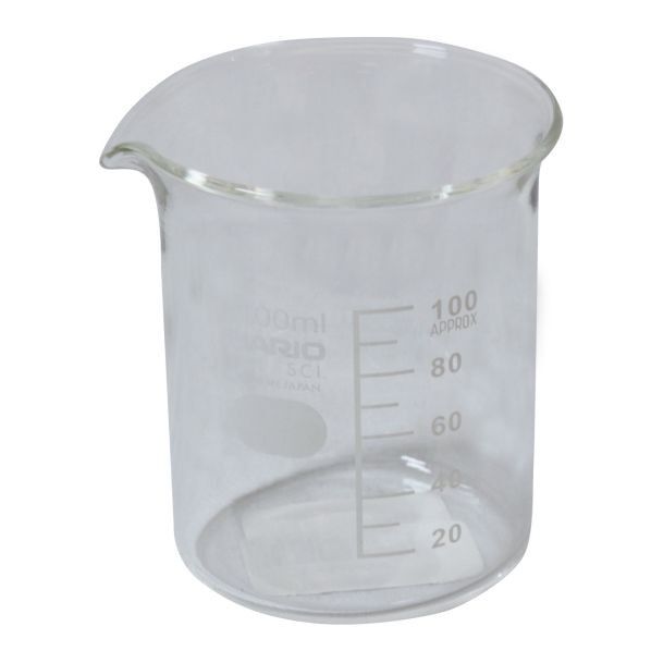 ビーカー 硼珪酸ガラス 100ml 6-214-03 1個