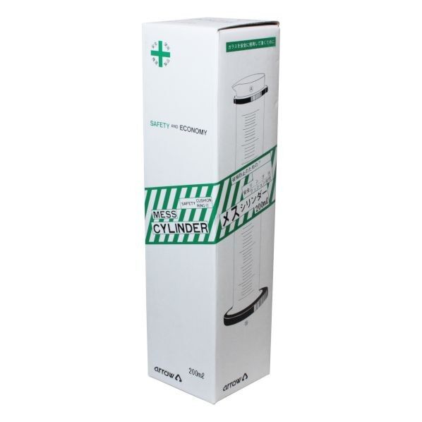 メスシリンダー 200ml 6-231-07 1個