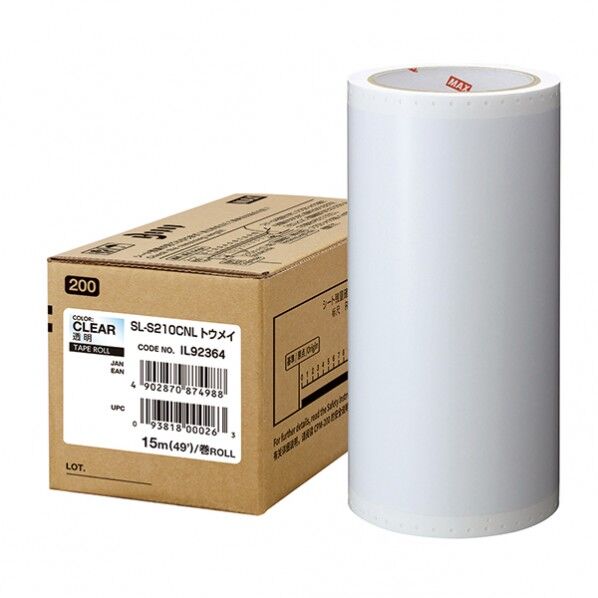 マックス ビーポップ 200タイプシート SL-S210CNL トウメイ 1巻...