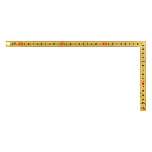 新潟精機 金曲尺 30cm/1尺 快段目盛 併用目盛 GSHD-3010KD 1個