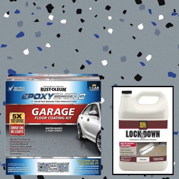 ラストオリウム 「エポキシシールド1CARキット」+「プライマー・ロックダウン」セット・グレー 251965kit 1set...