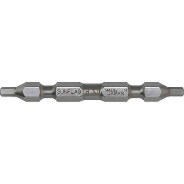 新亀製作所 六角ビット 両頭タイプ 3.0x65mm 3.0x65mm DSW-3065 1本
