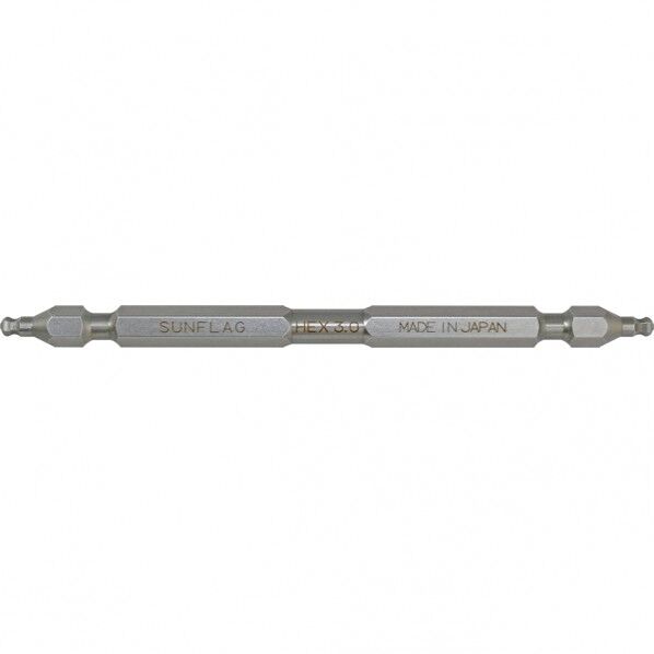 新亀製作所 ボールポイントビット 両頭タイプ 3.0x110mm 3.0x110mm HBW-30110 1本