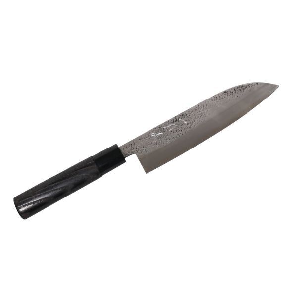 三徳包丁 鎚目 白紙 箱入り 165mm 1個