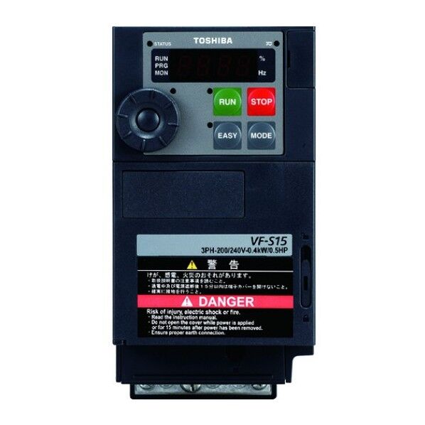 三相200V入力インバ-タ 適用モータ出力1.5kW VFS15-2015PM 1点