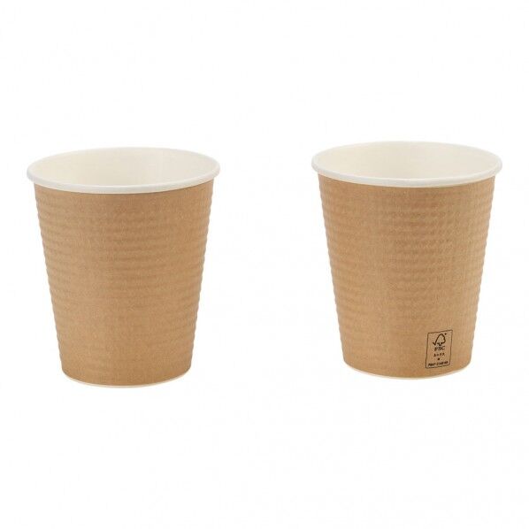 FMXエンボスカップ 未晒 210ml(50個入) C2150EMFS