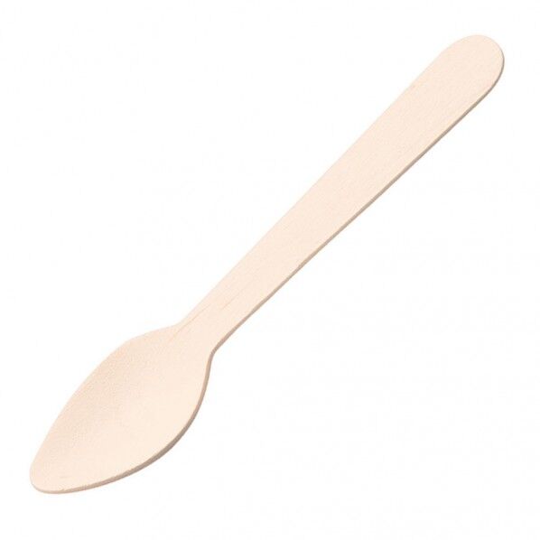 紙完封木製デザートスプーン(500本入)