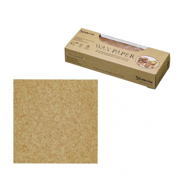 ワックスペーパー シート(50枚入) クラフト無地 クラフト無地 WP1000 1個
