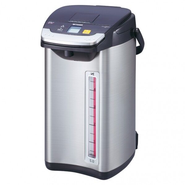 タイガー 蒸気レスVE電気まほうびん ステンレスブラック (5.0L) PIE-A501 1個