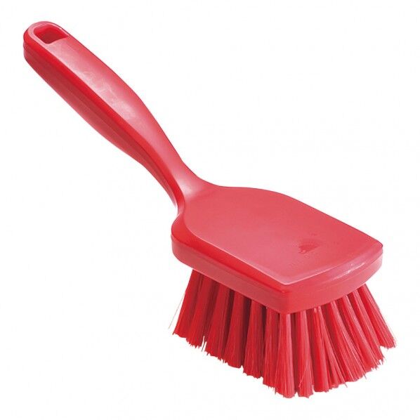 トラスト ショートハンドルブラシ ソフト レッド 1241603 1個