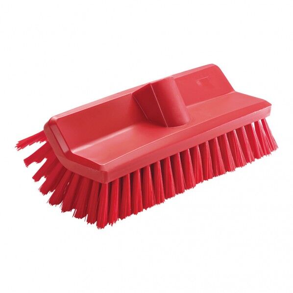 マルチフェイススクラブフロアカラーブラシ レッド 1072603 1個