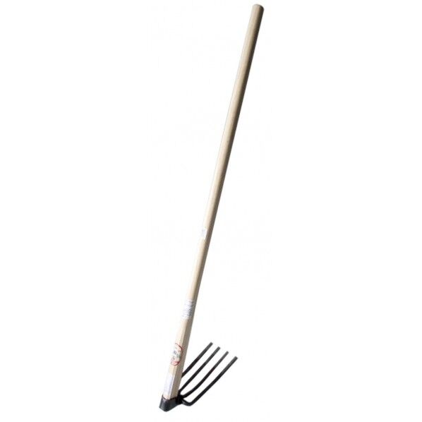 豊穣 南信型 四本備中鍬巾狭 1200 柄付 074933 1丁