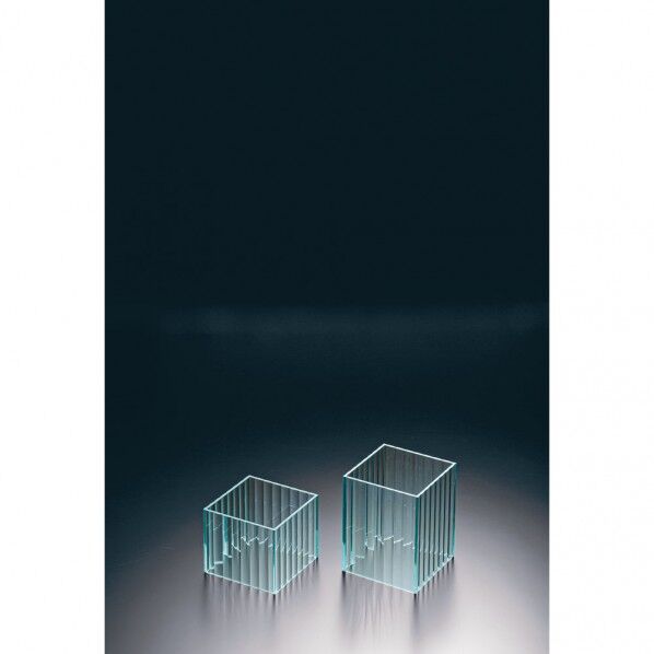 アクリルラインストレートスクエアスタンド 120角 H100 グリーン 1個