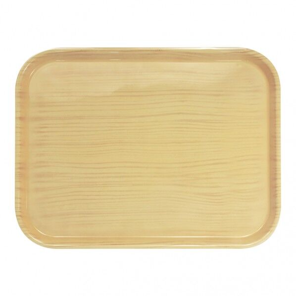 ウッドグレイン ノンスリップトレーナチュラル ライトブラウン S 1個