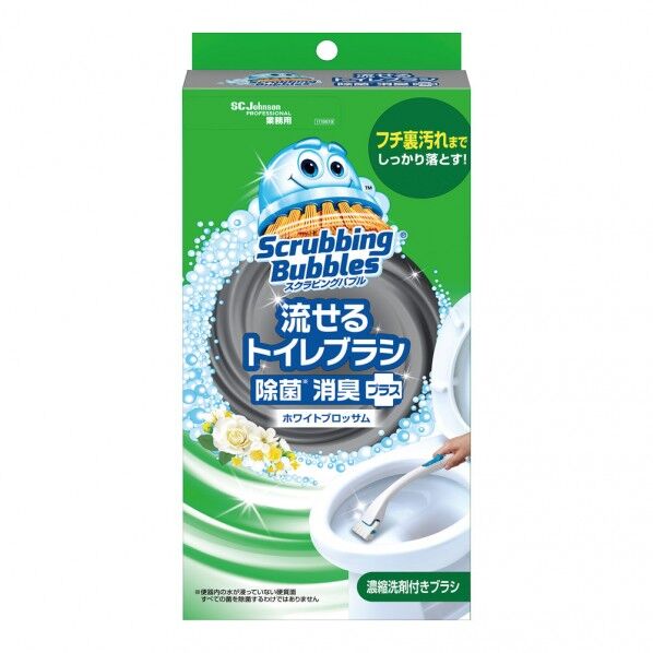 流せるトイレブラシ 除菌消臭プラス 本体 1個