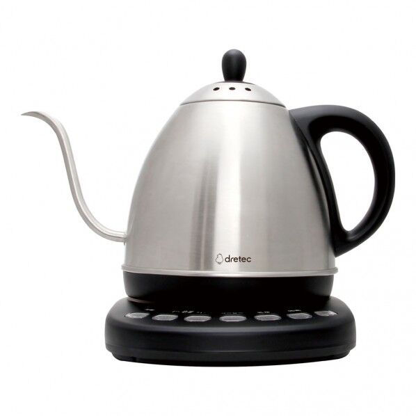 ドリテック 温度調整付ケトル リベリカ シルバー
