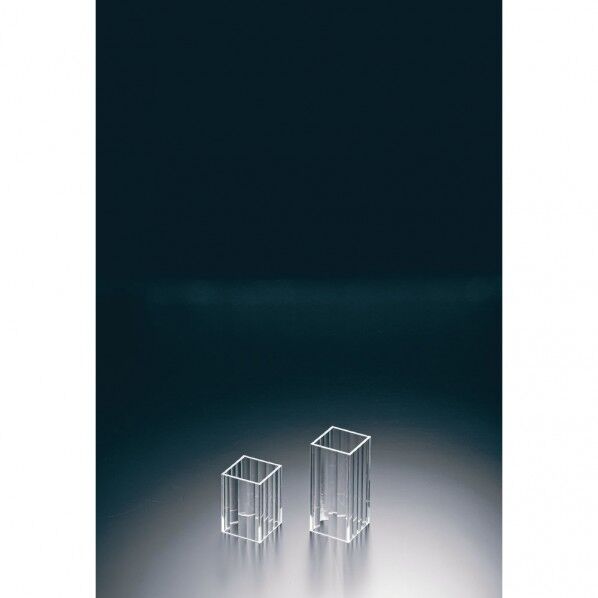 アクリルラインストレートスクエアスタンド 70角 H100 クリア 1個