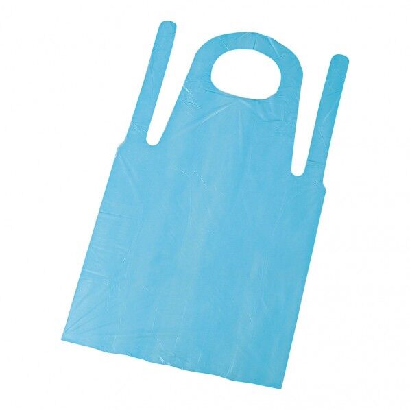 使い捨て エプロン20 バイオマス (50枚入)ブルー ブルー S 11345 1個