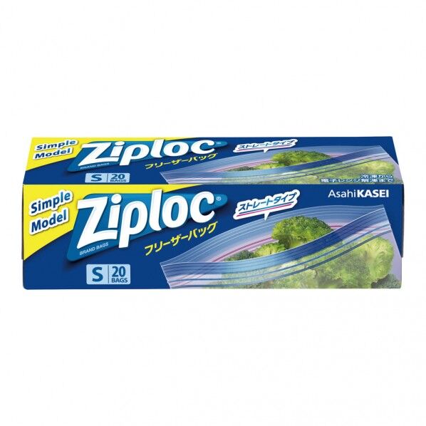 旭化成 旭化成 ジップロック フリーザーバッグ WジッパーSモデルS 20枚入 XHL1503 1個...