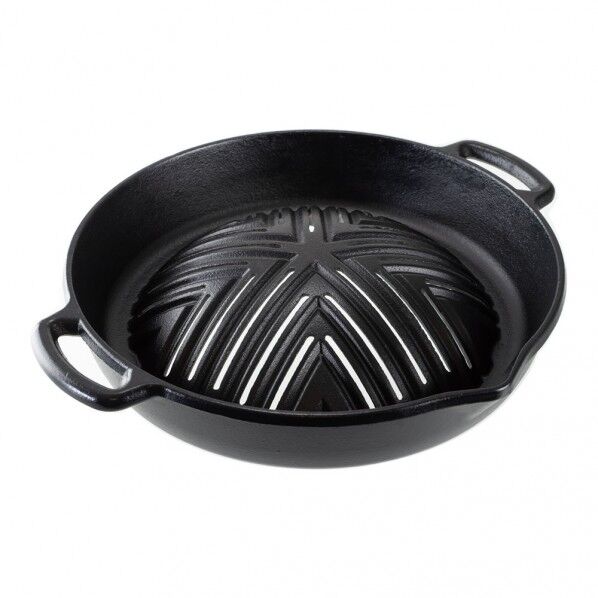 アサヒ 焼肉ジンギスカン鍋 深型 穴あき 29cm H402 1個