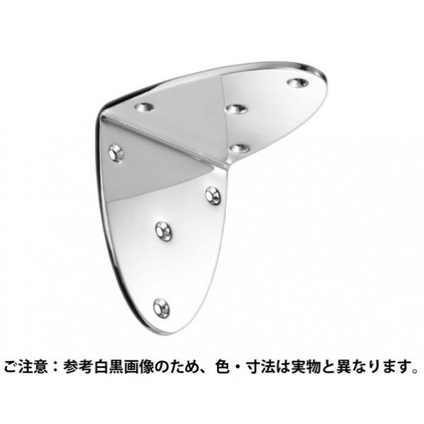 オーバルワイド棚受け ヘアライン 4L TBR-2 1個