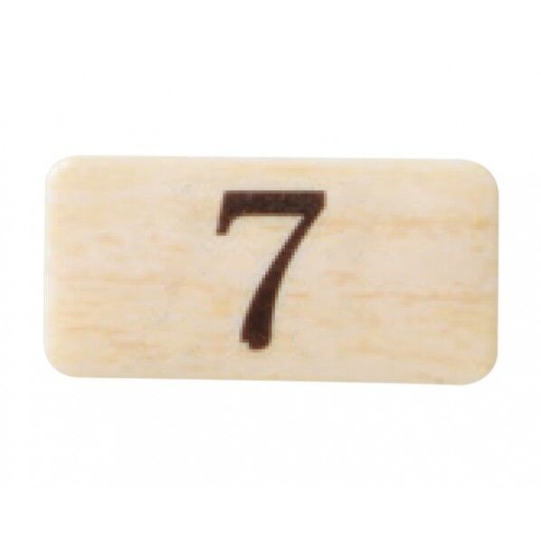 チークサイン 木目 40×20×2mm NP-13N-7 1枚