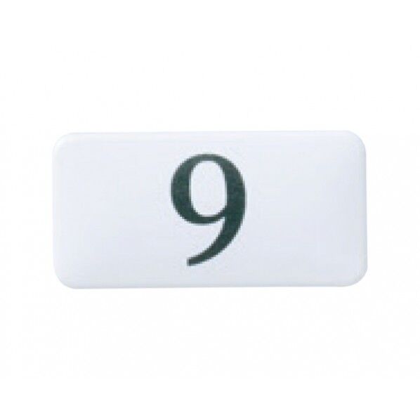 チークサイン 白 40×20×2mm NP-13N-9 1枚