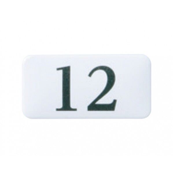 チークサイン 白 40×20×2mm NP-13N-12 1枚