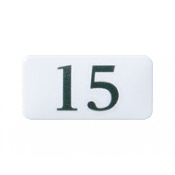 チークサイン 白 40×20×2mm NP-13N-15 1枚