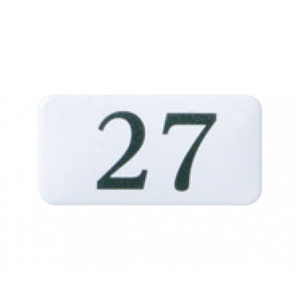 チークサイン 白 40×20×2mm NP-13N-27 1枚