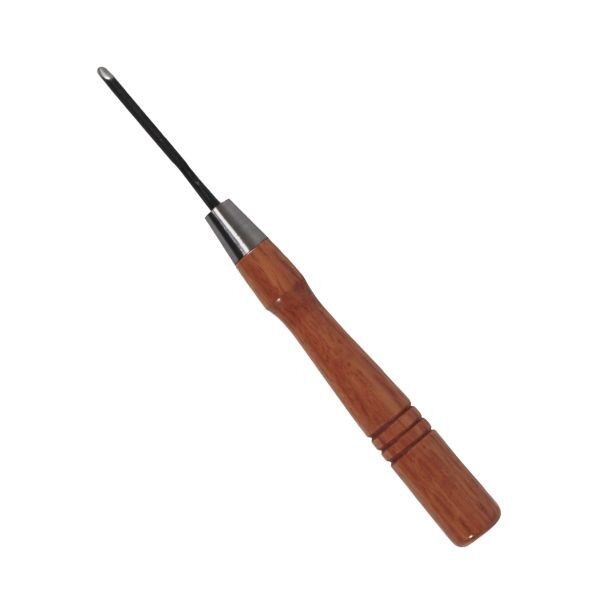 小道具鑿 青紙 樫柄 丸 3mm 1個