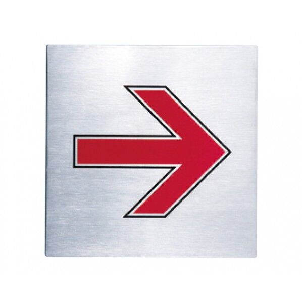 サインプレート ヘアライン 200角×1mm NS-300-6 1枚