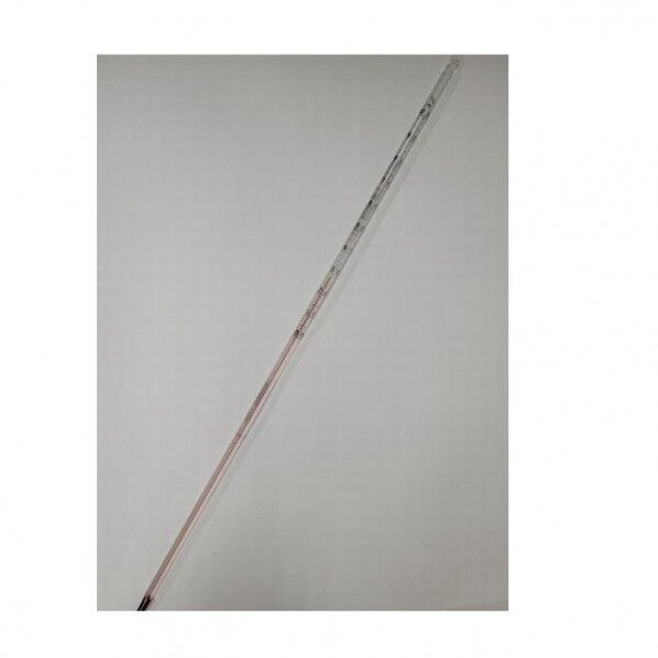 赤液 浸線付棒状温度計 JC-2101 1本