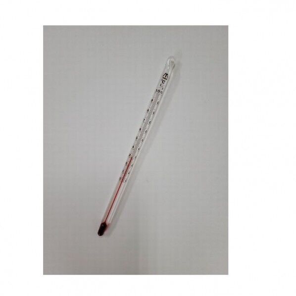 短型 赤液 棒状温度計 T-1557 1本