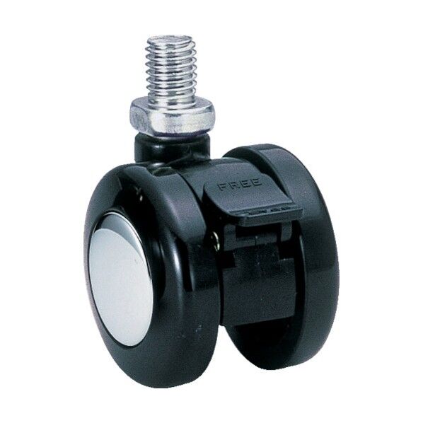 ナイロン車輪 50径 許容荷重60kgf 黒 TY50N10SL-14 1点