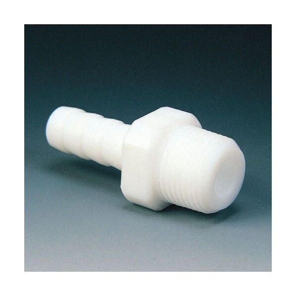PTFE ハーフオスチューブジョイント竹の子外径10φ×R1/4
