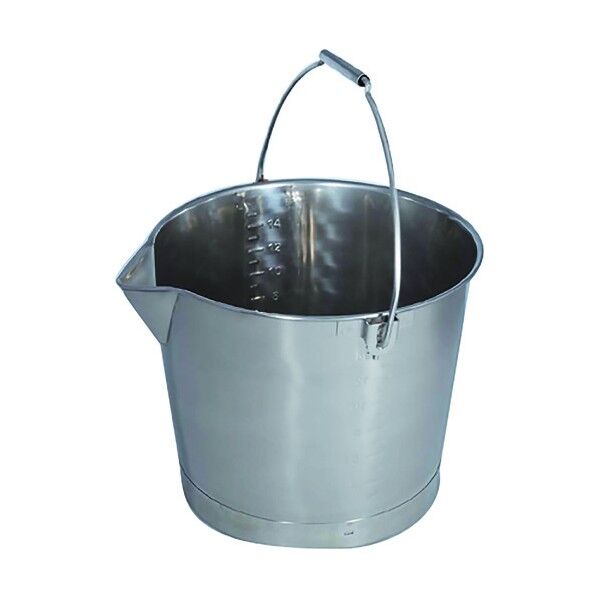 18-8口付目盛付バケツ本体(ベース付) KOB-10LS 1点