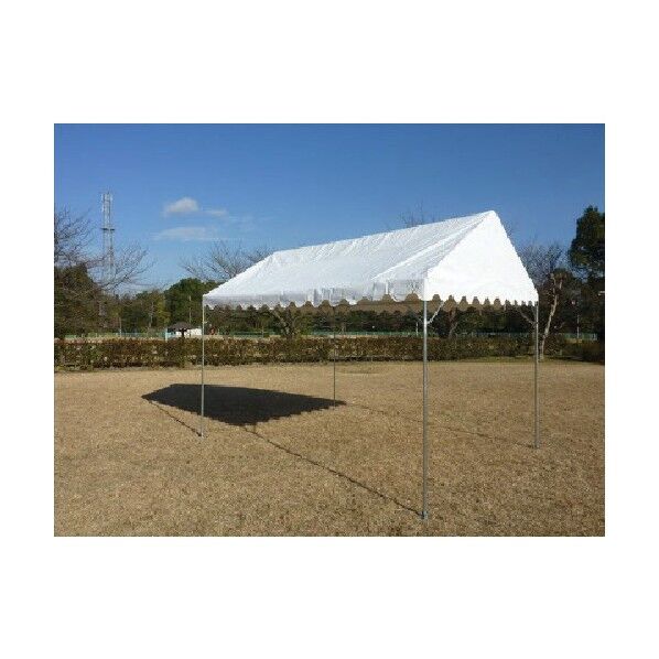 強力スーパーアルミキングテント W3.55XD2.67XH2.80 天幕色 緑 KSA-15X2-GN 1点